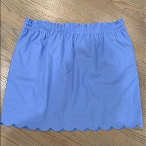 NWOT J.Crew scalloped skirt